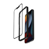 Crong 3D Armor Glass - Закалено стъкло за iPhone 17e / 16e / 14 / 13 / 13 Pro + монтажна рамка