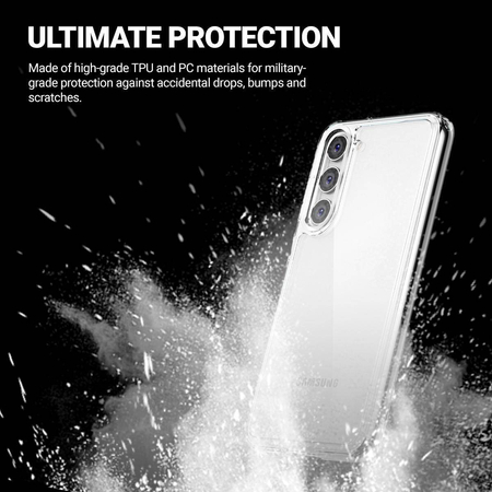 Калъф Crong Crystal Shield - калъф за Samsung Galaxy S23+ (прозрачен)