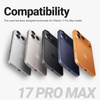 Crong Hybrid Frost MAG Cover - Etui MagSafe iPhone 17 Pro Max (czarny)