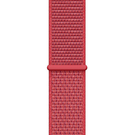 Correa deportiva Crong de nailon para Apple Watch de 38/40/41/42 mm (Red Fusion)
