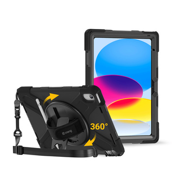Crong Defender Plus - Rugged Case iPad 11" A16 (2025) / 10.9" (2022) (black)
