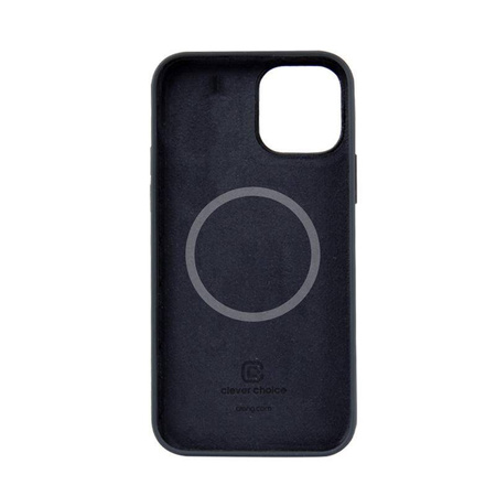 Crong Color Cover Magnetic - pouzdro MagSafe pro iPhone 12 Pro Max (černé)
