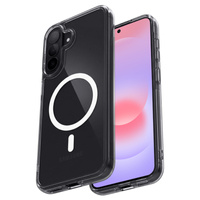 Etui CRONG Anti-Yellow Hybrid Clear Magnetic MagSafe do Galaxy A37 / A36 nieżółknące