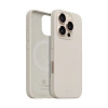 Crong Color Cover Magnetic - Silikon Case mit MagSafe für iPhone 16 Pro Max (steinbeige)