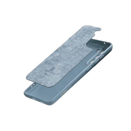 Crong Color Cover - Silikonowe etui do Samsung Galaxy S22+ (niebieski)