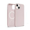 Crong Color Cover Magnetic - Custodia MagSafe per iPhone 14 / iPhone 13 (rosa sabbia)