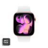 Crong Liquid - Correa para Apple Watch de 38/40/41/42 mm (blanca)