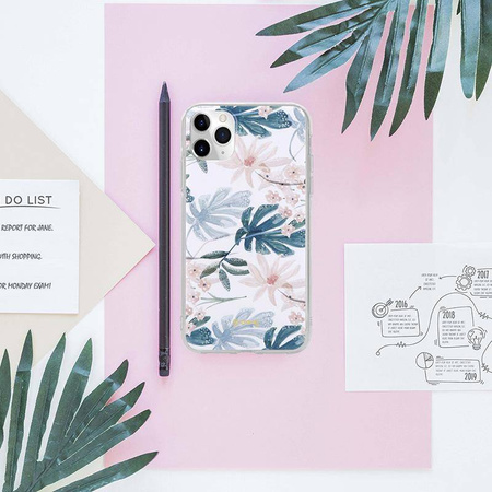 Etui Crong Flower Case do iPhone 11 Pro Kolorowe Plecki Kwiaty Kobiece 02