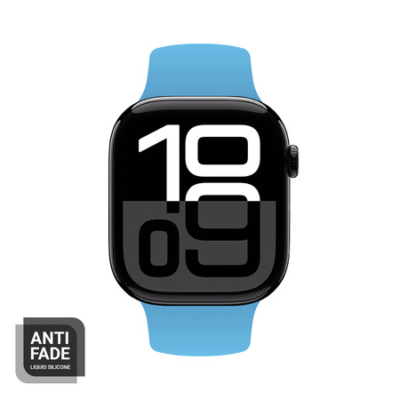 Crong Liquid - Pasek do Apple Watch 44/45/46/49 mm (niebieski)