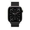 Bransoleta stalowa CRONG Milano do Apple Watch 49/46/45/44 mm czarna