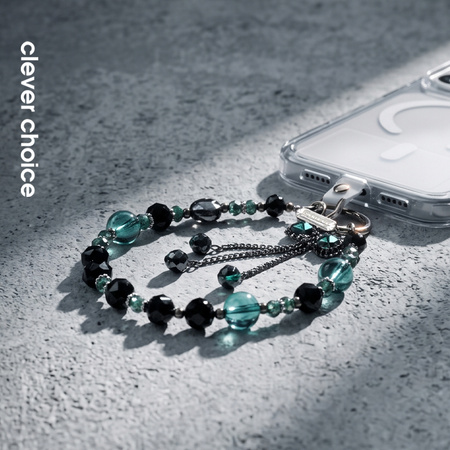 Smycz do Telefonu Crong Phone Charm Zawieszka na Nadgarstek Emerald Bow