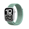Correa deportiva Crong de nailon para Apple Watch de 38/40/41/42 mm (verde atlántico)
