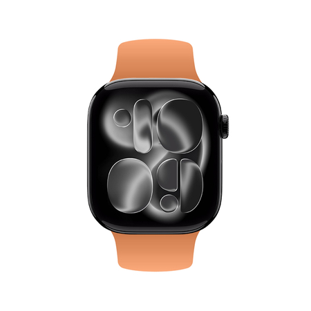 Crong Liquid - Correa para Apple Watch de 38/40/41/42 mm (naranja)