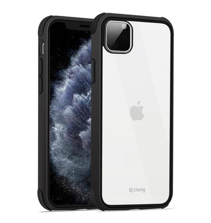 Crong Trace Clear Cover - iPhone 11 Pro Case (black/black)