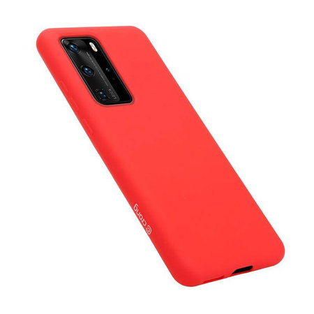 Crong Color Cover - θήκη Huawei P40 Pro (κόκκινο)