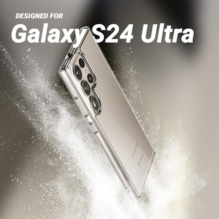 Etui Crong Crystal Shield Cover do Galaxy S24 Ultra Przezroczyste Plecki
