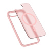 Etui Crong Hybrid MATTE™ Magnetic do iPhone 17e / 16e MagSafe Różowe Wytrzymałe