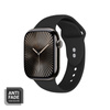 Crong Liquid - Armband für Apple Watch 44/45/46/49 mm (schwarz)