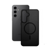 Crong Hybrid Matte Magnetic - MagSafe Case Samsung Galaxy S24 FE (Black)