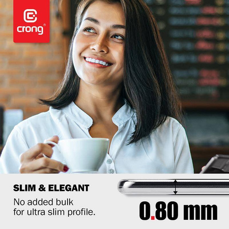 Etui Crong Crystal Slim Cover do Xiaomi Mi Note 10 / Mi Note 10 Pro Bezbarwne