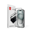 Szkło Crong 3D Armour Glass do iPhone 16 / 15 Hartowane 9H z Ramką Szybka