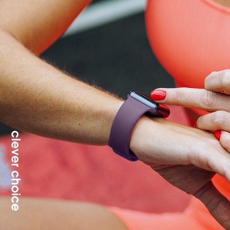 Crong Liquid - Strap for Apple Watch 38/40/41/42 mm (plum)