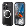 Etui Wodoodporne Crong Seal Cover do iPhone 16 Pro Pancerne IP68 Czarne
