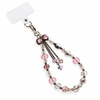 Crong Phone Charm Pink Bow – каишка за китка за телефон с декоративна панделка
