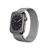 Crong Milano Steel - Βραχιόλι Milano για Apple Watch 40/41/42 mm (ασημί)