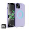 Etui Crong Color Cover Magnetic do iPhone 14 Plus MagSafe Silikon Fioletowe