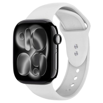 Crong Liquid - Apple Watch szíj 38/40/41/42 mm (fehér)
