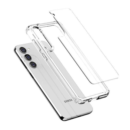 Etui Crong Crystal Shield Cover do Samsung Galaxy S23 Przezroczyste Plecki