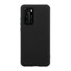 Etui Crong Color Cover do Huawei P40 Silikonowe Czarne Plecki z Mikrofibrą