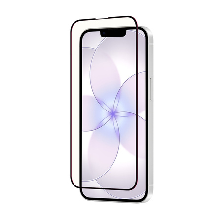 Crong OptiRed Glass - Закалено стъкло с филтър за синя светлина за iPhone 17e