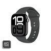 Pasek Crong Liquid do Apple Watch 49/46/45/44 mm Grafitowy Silikonowy