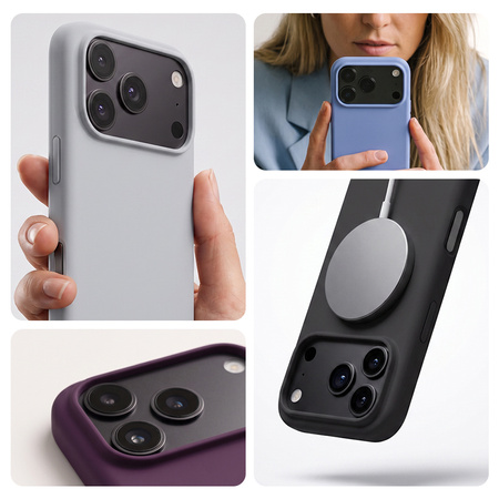 Etui Crong Color Cover Magnetic do iPhone 18 Pro Max / 17 Pro Max MagSafe Czarne