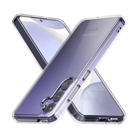 Crong Crystal Shield Cover - Funda para Samsung Galaxy S24 (Transparente)