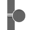 Crong Milano Steel - Rozsdamentes acél szíj Apple Watch 44/45/46/49 mm-hez (Ezüst)