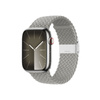 Crong Wave Band - Πλεκτό λουράκι για Apple Watch 38/40/41 mm (ανοιχτό γκρι)