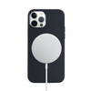 Crong Color Cover Magnetic - iPhone 12 / iPhone 12 Pro MagSafe Tasche (schwarz)