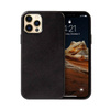 Etui Crong Essential Cover Magnetic do iPhone 12 Pro Max MagSafe Skórzane Black