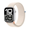 Crong Nylon - Sportarmband für Apple Watch 38/40/41/42 mm (Starlight)