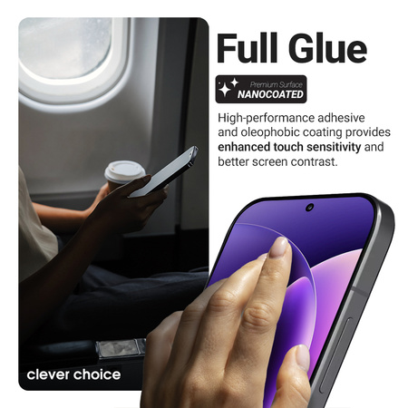 Szkło Crong 3D Armour Glass Lite do Galaxy A27 5G Hartowane 9H Full Glue