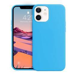 Crong Color Cover - Θήκη σιλικόνης για iPhone 12 Mini (μπλε) ΠΕΡΙΟΡΙΣΜΕΝΗ ΕΚΔΟΣΗ