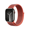 Pasek Crong Nylon do Apple Watch 42/41/40/38 mm Sunny Apricot Morelowy Nylonowy