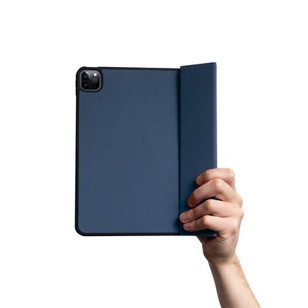 Crong FlexFolio - Tasche für iPad Pro 11" (2022-2021) / iPad Air 11" M2 (2024) / iPad Air 10.9" (5.-4. Generation).) mit Apple Pencil (blau)