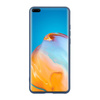 Etui Crong Color Cover do Huawei P40 Silikonowe Niebieskie z Mikrofibrą