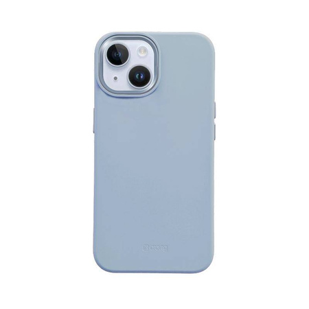 Etui Crong Color Cover LUX Magnetic do iPhone 15 Plus MagSafe Silikon Blue