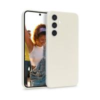 Crong Color Cover - Custodia per Samsung Galaxy S23 FE (Beige)