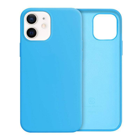 Etui do iPhone 12 Mini Crong Color Cover Silikonowy Case Ochronny Niebieski Limited Edition